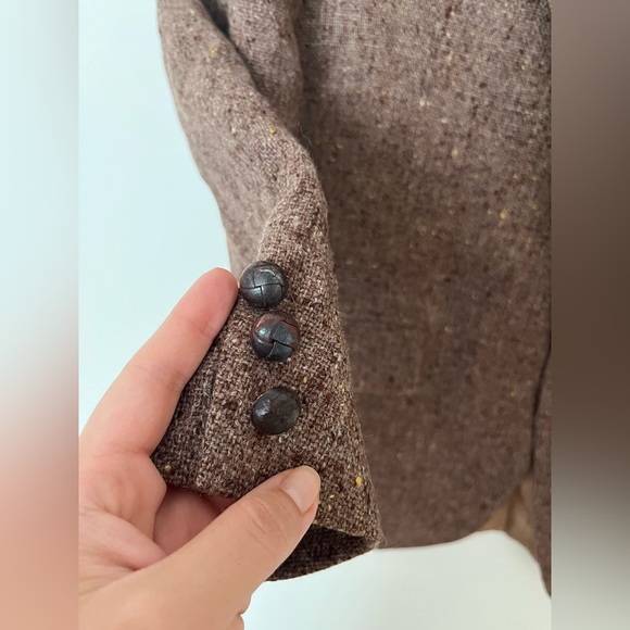 Tricia Fix vintage wool coat oversized butterfly design - Picture 8 of 12